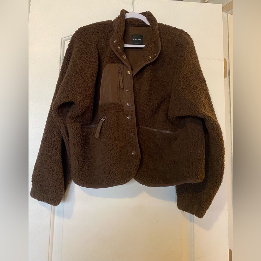 Brown Sherpa Jacket